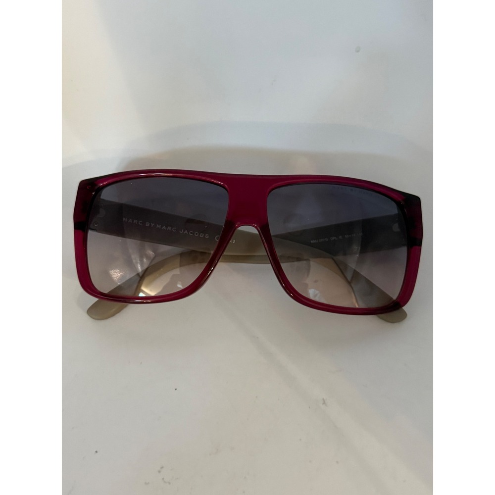 Marc by Marc Jacobs Burgundy Red Oversized Square Sunglasses MMJ 287/S DRL IE